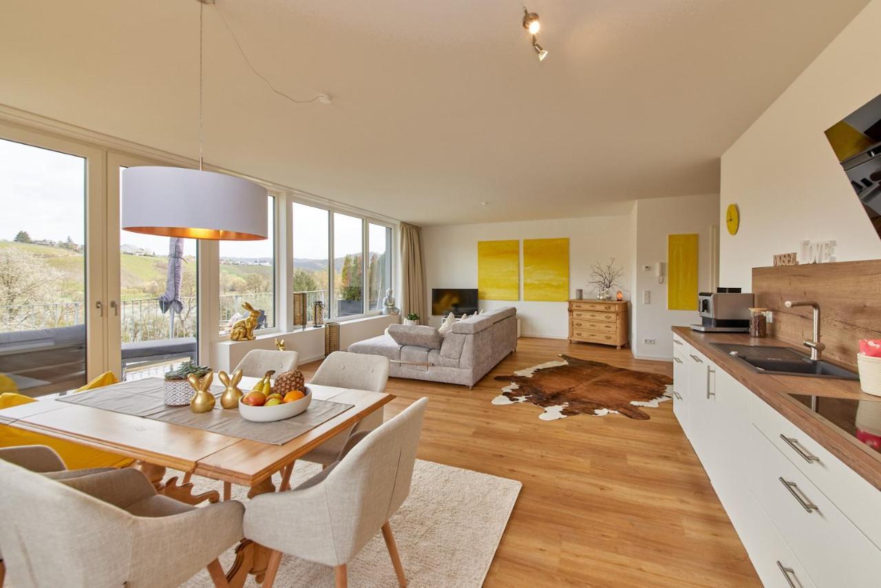 Mittelmosel Panorama Ferienwohnung Kinheim Esterno foto