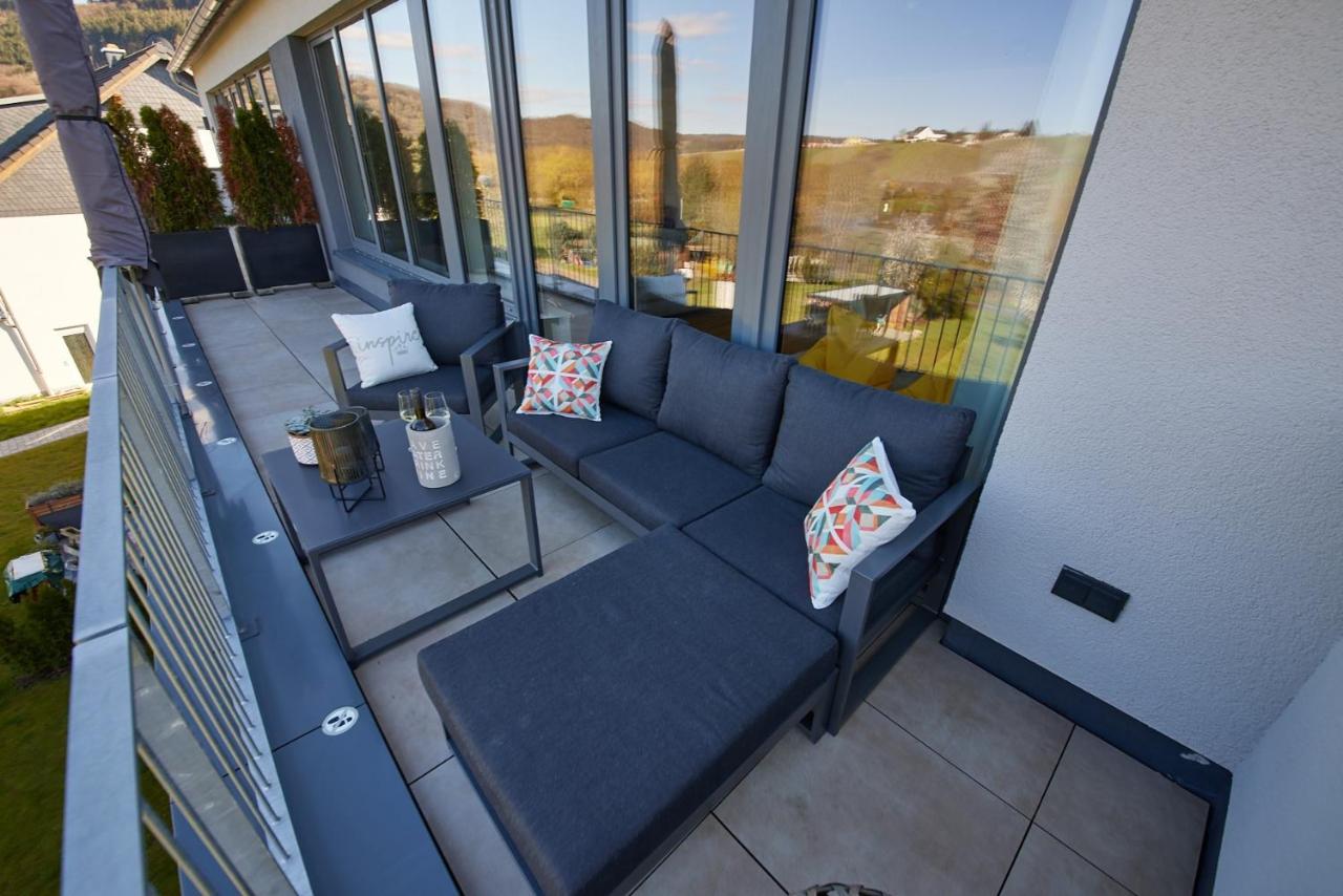 Mittelmosel Panorama Ferienwohnung Kinheim Esterno foto